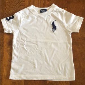 Ralph Lauren white Polo Tshirt size 3T